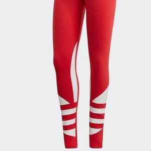Adidas large logo tights